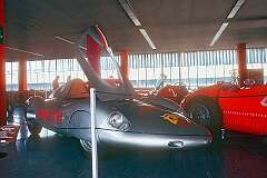 A Fiat Abarth 1000 Record Enduro of 1960 in the National Automobile Museum in Turin, Italy, 1994.