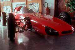 A Fiat Abarth 1000 Bialbero Monoposto of 1965 in the National Automobile Museum in Turin.