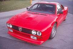 Alfred Cosentino's Lancia Abarth Rallye 037 of 1981 at his home in Westlake Village, near Los Angeles, California, USA, 2001.