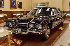 The 1972 Cadillac that belonged to President Chiang Kai-shek, in the Museum of the National Chiang Kai-shek Memorial Hall, Taipei, Taiwan.