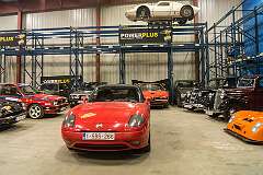 A Fiat Barchetta Abarth; this model (as Fiat) was produced from 2000 to 2005.