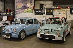 Two Fiat Abarth 850 or 1000 Berlina Corsa, converted from Yugoslav- built Zastava 750 (Fiat 600 built in license from 1962).