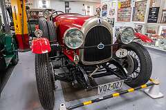 A 1923 Bean 14, restored as a replica af Francis Birtles' “Sundowner”, in Gilberts Motor Museum in Strathalbyn, South Australia, 2023.
