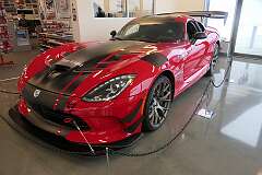 A 2017 Dodge Viper ACR Extreme in the National Automobile Museum of Tasmania.