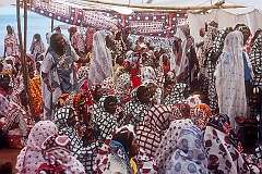 Chiconi, Mayotte (Comoros), 1972 - The Maoulida Chengué religious ceremony, blessing the village of Chiconi.