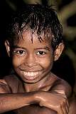 Desa Kiom, SE Moluccas, Indonesia, 1988 - A boy of Tual, on Kei Kecil island.