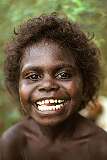 Wurrumiyanga, NT, Australia, 10 May 1986 - A Tiwi girl of Bathurst Island.