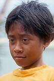 Kosrae island, Micronesia, 1990 - A boy from Walung-Saoksa village.