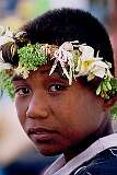 Vaitupu island, Tuvalu, 1999 - A Tuvalese boy.