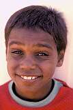 Wallace Rockhole, NT, Australia, 1992 - A Western Arrarnta Aboriginal boy.