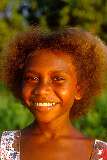 Auki, Solomon Islands, 1982 - A girl of Malaita island.
