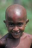 Bieng, Papua New Guinea, 1988 - A young boy of Manam island.