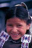 Wakapamni, South Dakota, USA, 1980 - A girl of the Lakota (Sioux) people.