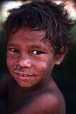 Borroloola, NT, Australia, 1981 - A young Aboriginal boy.