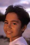 Nikao, Cook Islands, 1985 - A Polynesian boy from Rarotonga.
