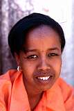 Harar, Harari, Ethiopia, 1973 - An ethnic Somali girl.