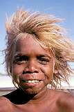 Lajamanu, NT, Australia, 1983 - A Warlpiri Aboriginal boy.