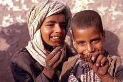 Free toys: these boys had tied large wasps to strings and let them fly around like miniature kites.