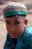 Portrait of  a young boy in Islam Qala, the village at the border post with Iran.