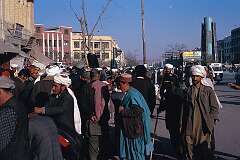View to Char Chatta in the centre of Kabul.