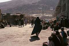 A street in the old city in Kabul.