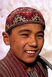 An Uzbek boy from Kunduz, in the north of Afghanistan. The Uzbeks are a Turkic people and also live in the (former Soviet) republic of Uzbekistan.