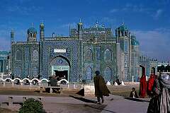 The magnificent shrine dedicated to Ali, the son-in-law and cousin of the Prophet Muhammad and Fourth Caliph of Islam, who is alleged to be buried here.