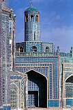 The glorious Tomb of Ali is completely covered with azure tiles and a wonderful example of Islamic architecture. It is a place of pilgrimage, especially during Naw Ruz.