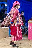 A Monpa woman at the Tawang Festival showground.