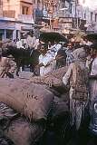 Carriers of bags, in Khari Baoli Road, in Fatehpuri, Chandni Chowk.