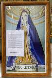 An image of Mary with a prayer in Konkani, the official language spoken by the majority of the people in Goa; in the Se Cathedral, (Sé Catedral de Santa Catarina), Old Goa.