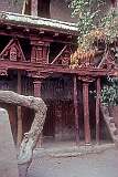 Front of the “Gsum-thsag” at the monastery of Alchi, 67 kilometres west of Leh.