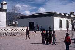 The SOS Tibetan Children's Village, caring for children of Tibetan refugees in Choglamsar, five kilometres south of Leh.