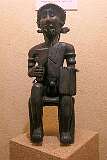 A wooden statue of a Naga chief, by Konyak Naga people.&nbsp;The Konyak Naga, the largest of the Naga ethnic groups, inhabit the Mon District, also known as The Land of the Anghs.