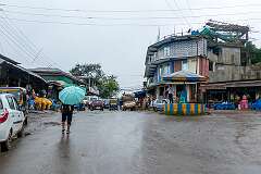 Town centre in Mon.