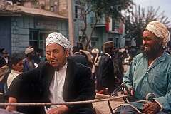 Turkmeni men in Aqqala.
