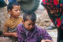 Two little boys of Aqqala.