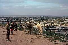 View of Gorgan, formerly Esterabad, the capital city of Golestan Province.
