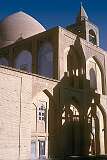 The tower of the Vank cathedral in New Julfa, the Armenian quarter of Isfahan.