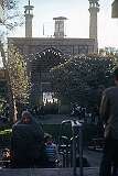 The gate of the Shah Mosque (also known as Soltāni Mosque, meaning “royal”), a principal mosque in the northern section of the Grand Bazaar in Tehran.