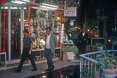 Shops in the covered Grand Bazaar (Bāzār e Bozorg) in Tehran.