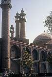The famous Sepahsālār Mosque, one of the largest mosques in Tehran. Construction of the mosque was started in 1879.