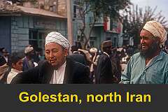 Turkmeni men in Aqqala.
