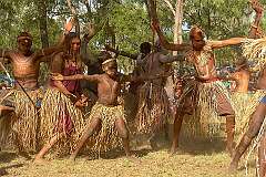 Laura, Queensland, Australia, 2009 - Dancers from Lockhart River, Cape York, at the Laura Aboriginal Dance Festival.