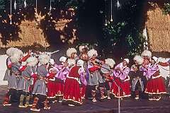 Strážnice, Czechia, 1989 - A group from Azerbaijan at the 44th International Folklore Festival.