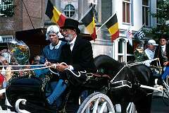 Harlingen, Friesland, Netherlands, 2000 - “Ringrijden”, Frisian folklore, at the yearly “Visserijdagen” (Fishery days) festival.