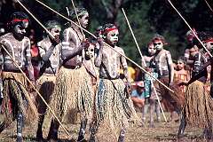 Laura, Queensland, Australia, 2001 - Children from Coen, southern Cape York, at the Cultural Aboriginal Festival.