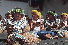Cairns, Queensland, Australia, 2001 - “Taba Naba”, a Torres Strait Islands sit-down dance, at the Parramatta Cultural festival.