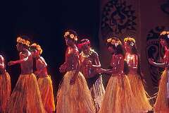 Townsville, Queensland, Australia, 1988 - A dance from Pohnpei in Micronesia, at the Festival of Pacific Arts.