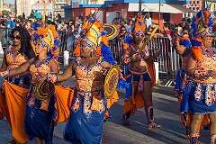 Willemstad, Curaçao, 2016 - The “Gran Marcha”, Grand Parade, one of the largest Carnival spectacles of the Caribbean.